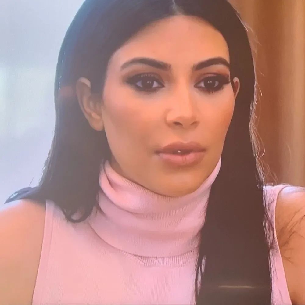 Pink  turtleneck